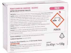 Rezerve Peak Wc Floare de curatare 3x45g (Frezie)