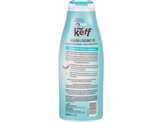 Sampon Keff Cheratina & Ulei de Cocos 500ml