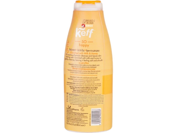 Gel de dus Keff 500ml (Milk & Honey)