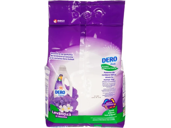 Detergent automat rufe Dero 2in1 Levantica si Iasomie 4.5kg