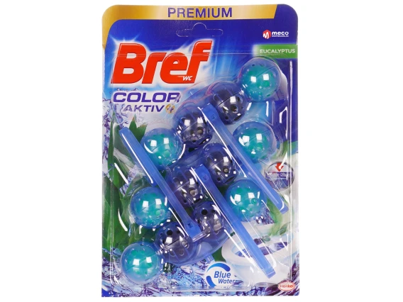 Odorizant WC Bref WC Power Aktiv 3buc Eucalyptus