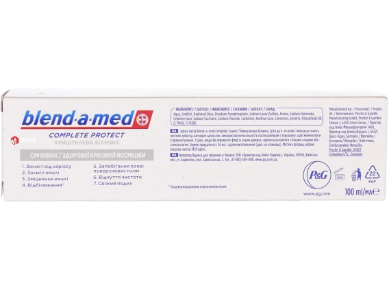 Pasta de dinti Blend-a-Med Complete Crystal White 100ml