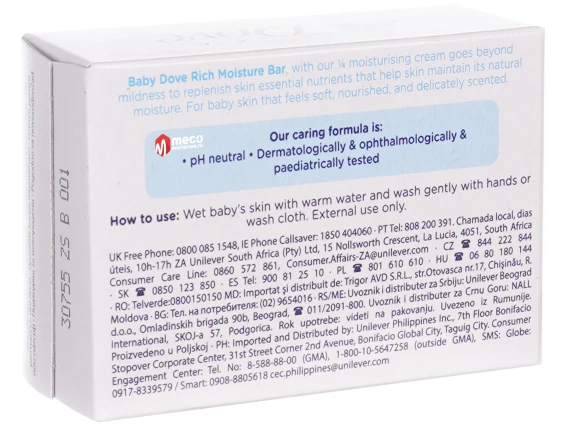 Sapun solid Dove Baby Rich Moisture 75gr