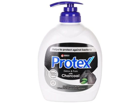 Sapun lichid antibacterial Protex Detox & Pure Charcoal 300ml