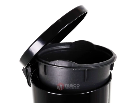 Cos gunoi cu pedala 12 litri negru Meco 815S