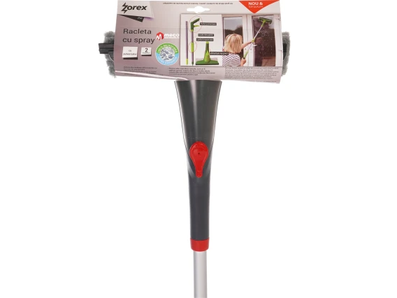 Racleta geamuri spray cu laveta microfibra coada lunga Zorex