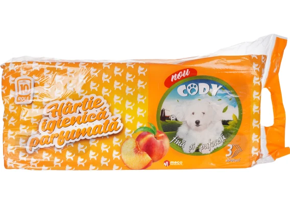 Hartie igienica Cody 10role 3straturi (Piersica)