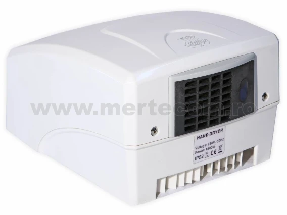 Uscător mâini baie plastic MECO 1500W