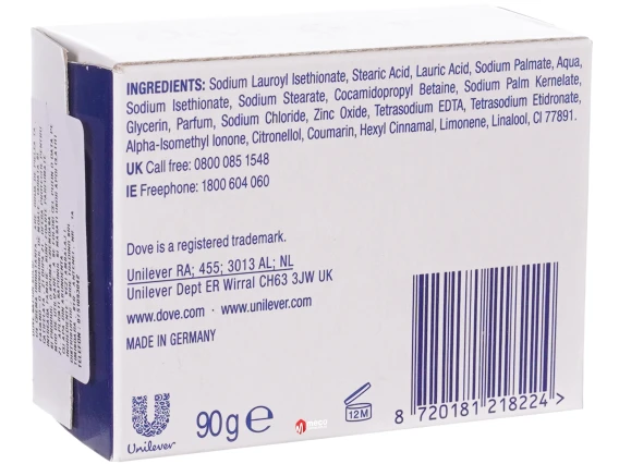 Sapun solid Dove Beauty Cream Bar Soft Skin 90gr