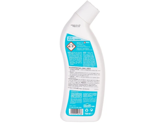 Gel detartrant pentru toaleta Eezym bio 750 ml Menta