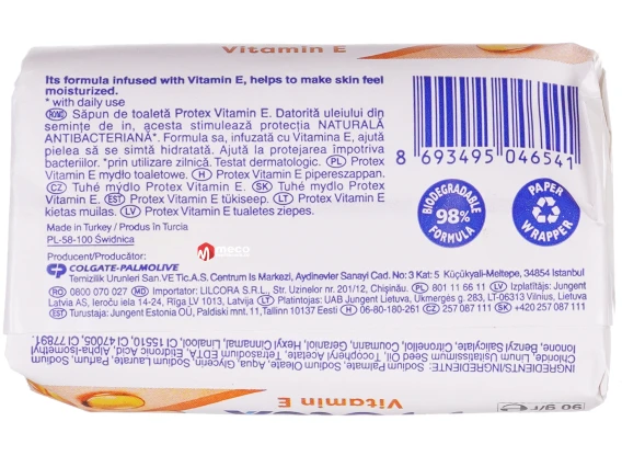 Sapun solid antibacterian Protex Vitamina E 90gr