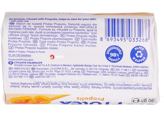 Sapun solid antibacterian Protex Propolis 90gr