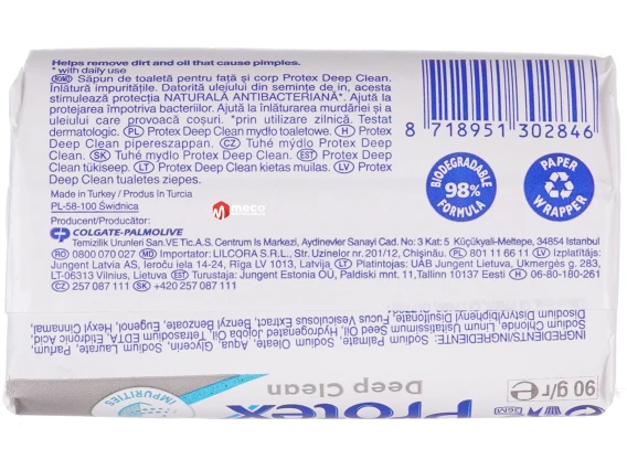 Sapun solid antibacterian Protex Deep Clean 90gr