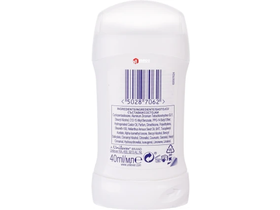 Deodorant stick Dove Invisible Dry 40ml