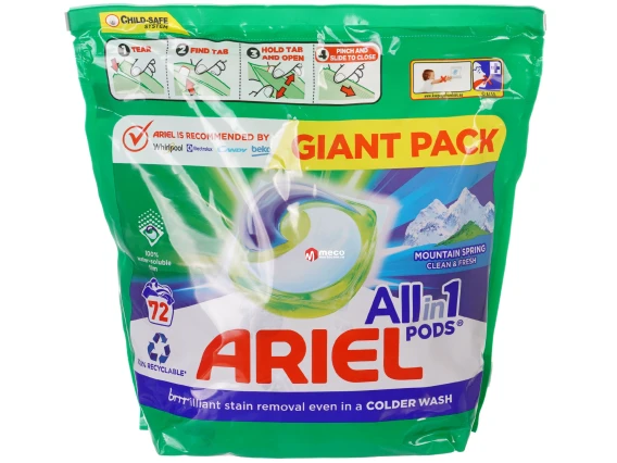 Detergent capsule Ariel All in One Pods 72 buc