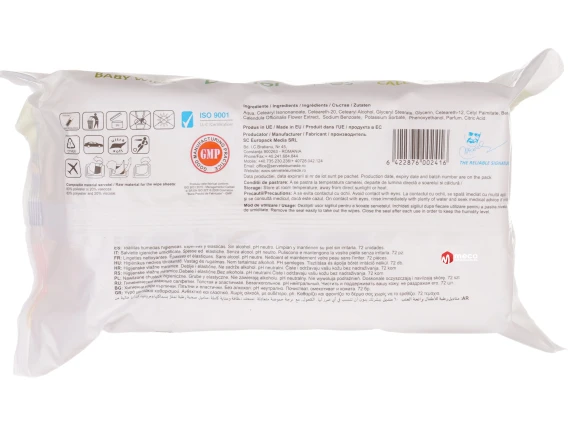 Servetele umede cu capac Doctor Wipe's 72buc Calendula