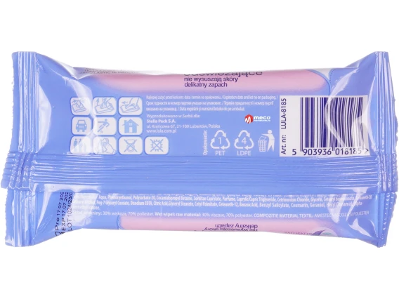 Servetele umede Sensitive Lula 15buc