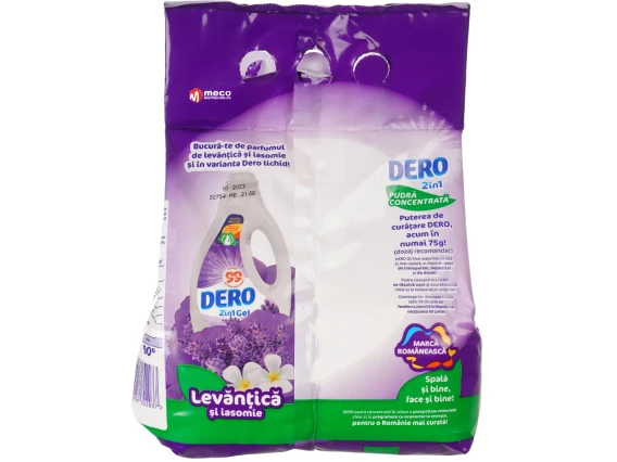 Detergent automat rufe Dero 2in1 2 kg (Lavanda)