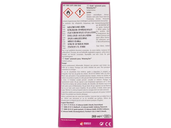 Aparat odorizant Glade + rezerva Glade Relaxing Zen