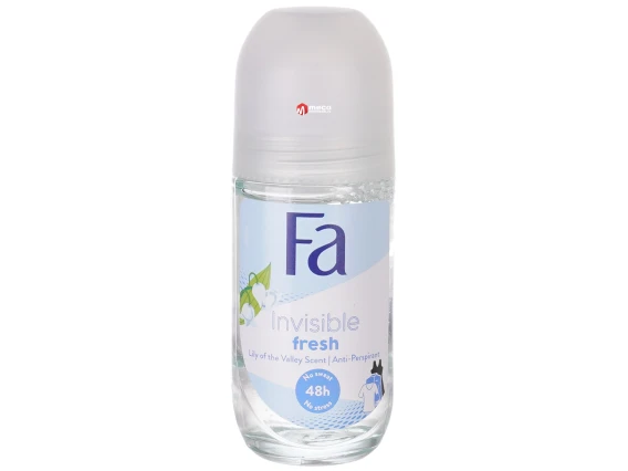 Deodorant Roll-on Fa Invisible Fresh cu parfum de Lacramioare