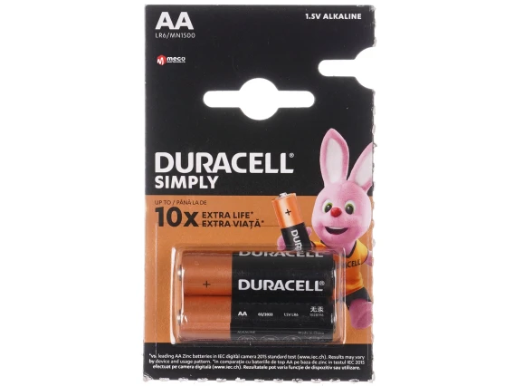 Baterie Duracell AA LR6 2bucati