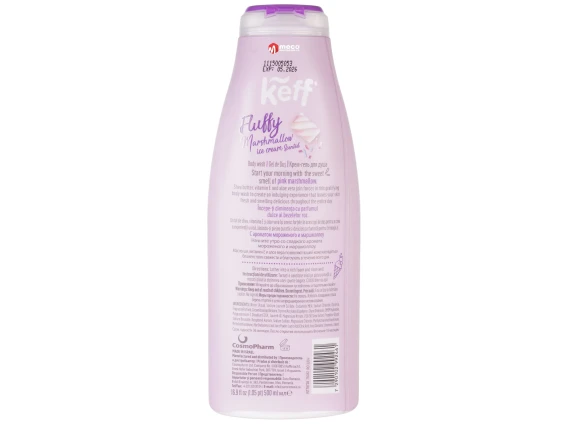 Gel de dus Keff 500ml (Marshmallow)