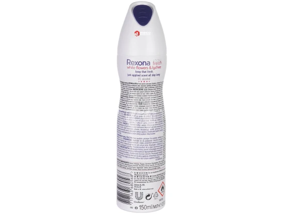 Deodorant spray Rexona 150ml (Flowers & Lychee)