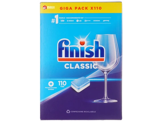 Detergent vase pentru masina de spalat Finish Classic 110 tablete