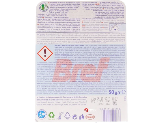 Odorizant WC Bref WC Power Aktiv 50g (Lemon)