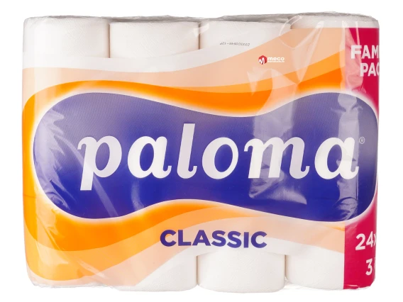 Hartie igienica 24role 3straturi Paloma Clasic Soft&Strong