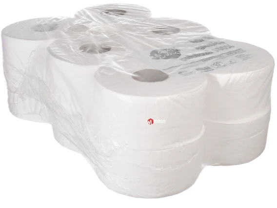 Hârtie igienică Jumbo albă 400gr 120metri 2 straturi