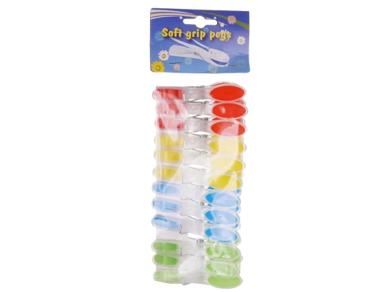 Clesti plastic pentru rufe Practik 12 bucati