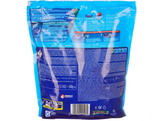 Detergent capsule pentru masina de spalat vase Finish Power All in 1 Lemon 53 spalari