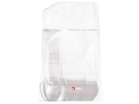 Set lingurite reutilizabile 50 bucati transparente