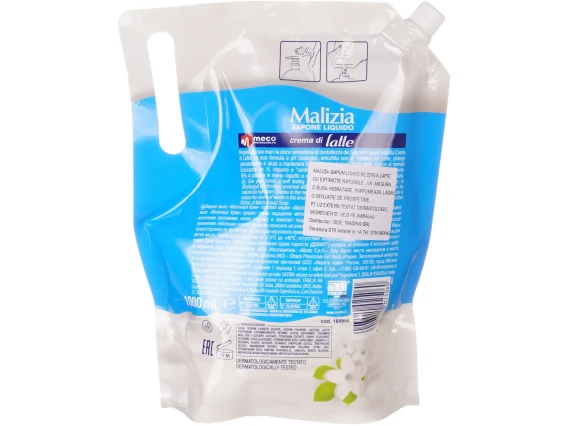 Săpun lichid Malizia rezervă 1 L (Crema di Latte)