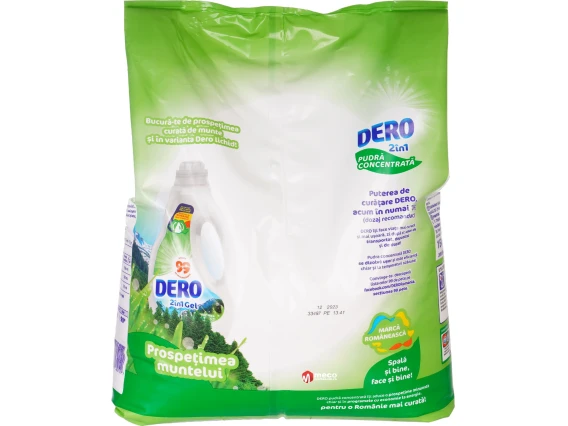 Detergent automat rufe Dero 2in1 Prospetimea Muntelui 15kg 200 spalari