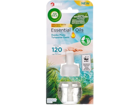 Rezerva aparat odorizant electric Air Wick 19ml (Turquoise Oasis)