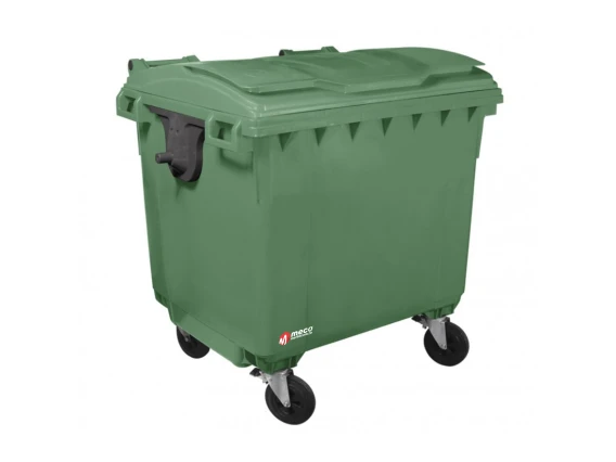 Container plastic verde colectare selectiva 660 litri