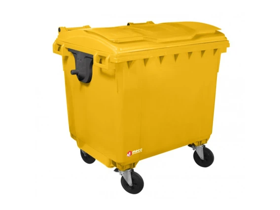 Container plastic galben colectare selectiva 660 litri