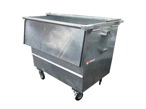 Container metalic de gunoi 1000L H-121 cm