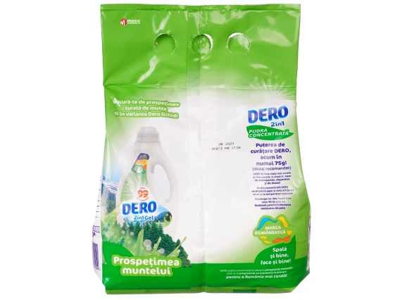Detergent automat rufe Dero 2in1 Prospetimea Muntelui 1,5kg 20 spalari