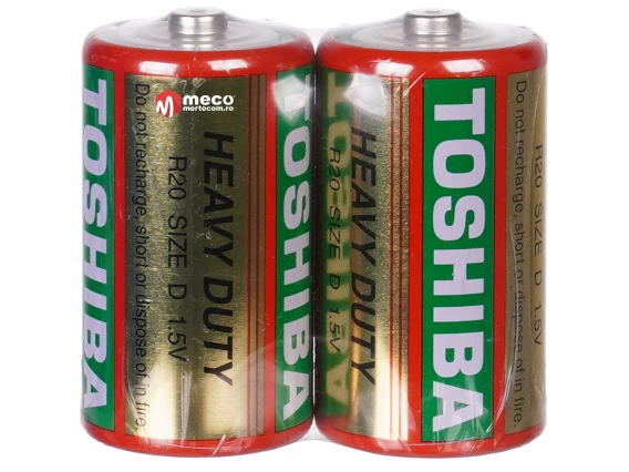 Baterie Alcalina Toshiba R20 2buc