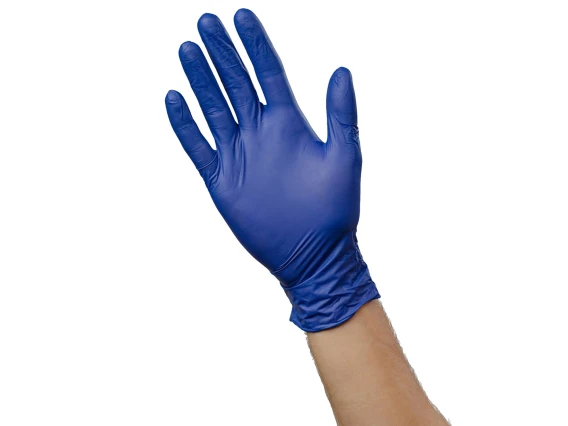 Manuși nepudrate Nitril Examinare Nitro Touch Derma Plus Albastre (100buc/cutie) marime M