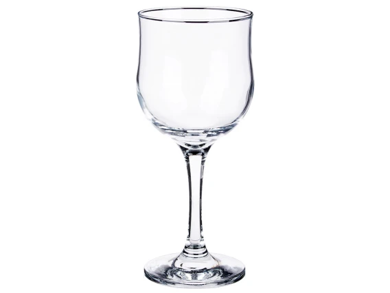 Pahare din sticla pentru vin rosu Tulipe 240ml 44163﻿ 12buc/set