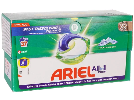 Detergent  Ariel All in 1 capsule 37 bucati (Mountain Spring)