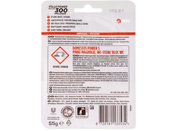 Odorizant WC Domestos Power 55g (Pink Magnolia)