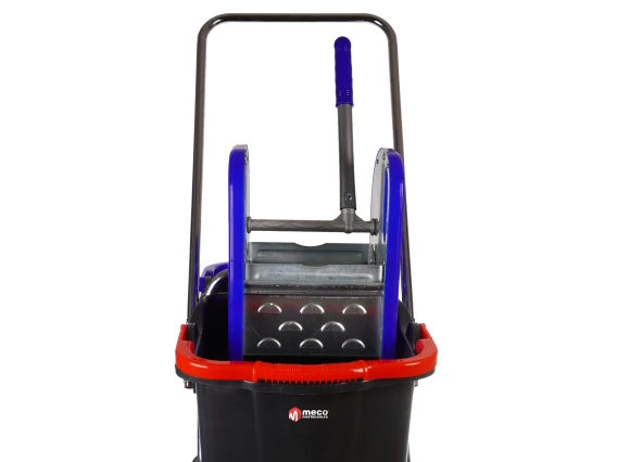 Carucior curatenie cu presa metalica 2x25 litri MZED3228