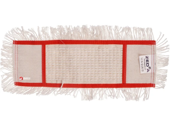 Mop dreptunghiular alb cu buzunare MZED8740 40cm