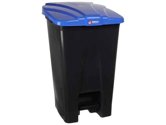 Cos colectare selectiva din platic cu pedala MZED1470A 70 litri H-75cm (Albastru)