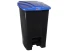 Cos colectare selectiva din platic cu pedala MZED1470A 70 litri H-75cm (Albastru)